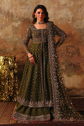 3-PC Embroidered Net Pishwas Suit stm-5-03
